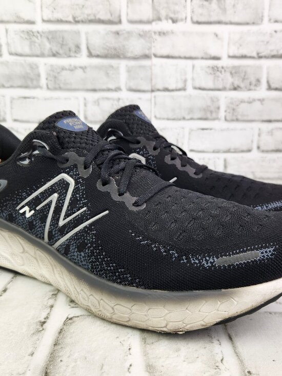 New Balance Fresh Foam 1080 v12 Men\'s Sz 15 D Black White Athletic Running Shoes main image 4